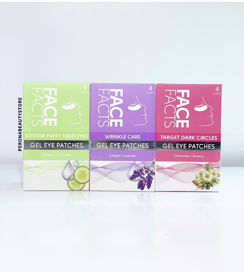 Buy the original (Combo Deal) Face Facts Eye Gel Patches- Target Dark Circles, Wrinkle Care, Soothe Puffy Tired Eyes in Lagos Nigeria