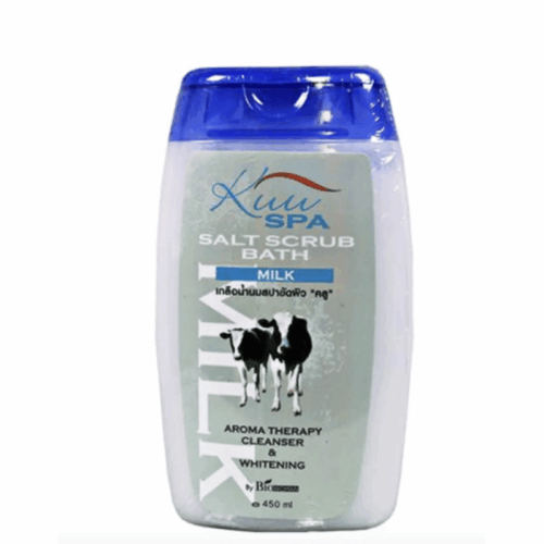 Buy the original Kuu Spa Milk Salt Scrub Bath 450ml in Lagos Nigeria