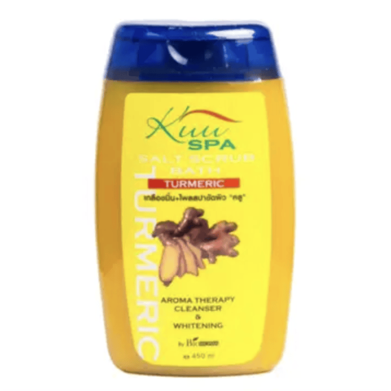 Buy the original Kuu Spa Turmeric Salt Scrub Bath 450ml in Lagos Nigeria