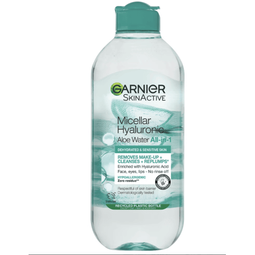 Buy the original Garnier Micellar Hyaluronic Aloe Water 400ml in Lagos Nigeria