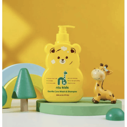 Buy the original Niu Kids Gentle Care Wash & Shampoo Two in One 500ml in Lagos Nigeria