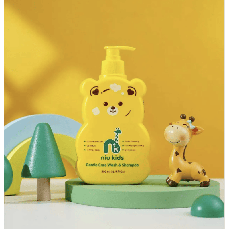 Buy the original Niu Kids Gentle Care Wash & Shampoo Two in One 500ml in Lagos Nigeria