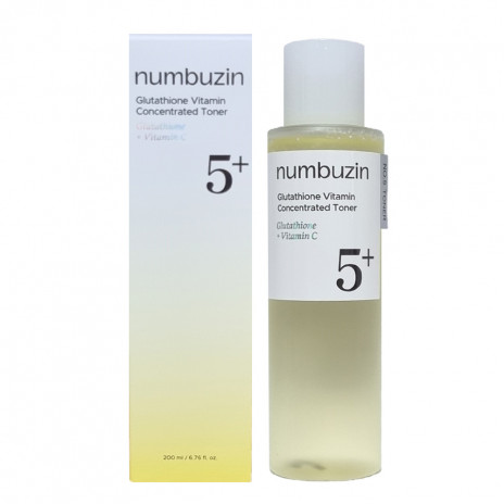 Buy the original Numbuzin No.5+ Glutathione Vitamin Concentrated Toner 200ml in Lagos Nigeria