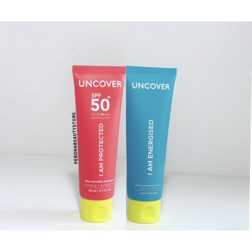 Buy the original (Combo Deal) Uncover Aloe Invisible Sunscreen 80ml & Uncover I Am Energised Green Tea Revitalising Cleanser 120ml in Lagos Nigeria
