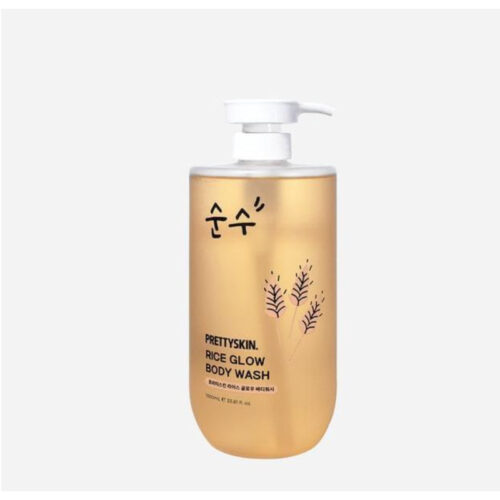 Buy the original PrettySkin Rice Glow Body Wash 1000ml in Lagos Nigeria