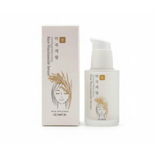 Buy the original Glamfox Rice Niacinamide Serum in Lagos Nigeria