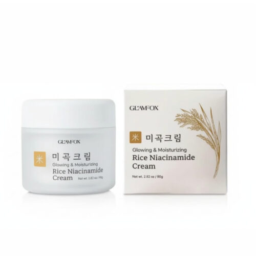 Buy the original Glamfox Rice Niacinamide Moisturizing Cream in Lagos Nigeria