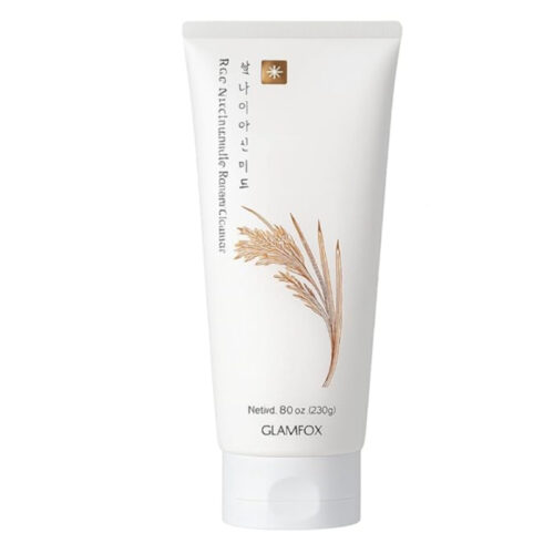 Buy the original Glamfox Rice Niacinamide Foam Cleanser in Lagos Nigeria