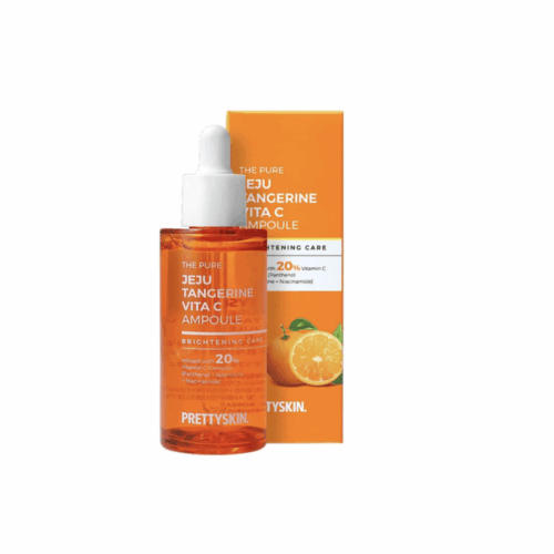 Buy the original PrettySkin Jeju Tangerine Vita C Ampoule in Lagos Nigeria