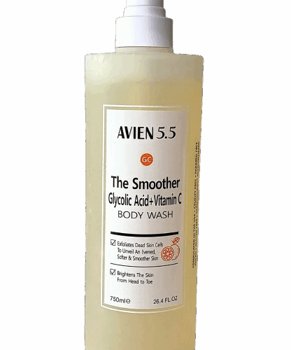 Buy the original Avien 5.5 The Smoother Glycolic Acid + Vitamin C Body Wash | 750ml in Lagos Nigeria