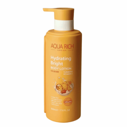 Buy the original Aqua Rich Hydrating Bright Body Lotion 500ml in Lagos Nigeria