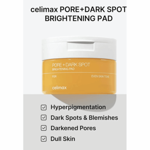 Buy the original Celimax Pore + Dark Spot Brightening Pad in Lagos Nigeria