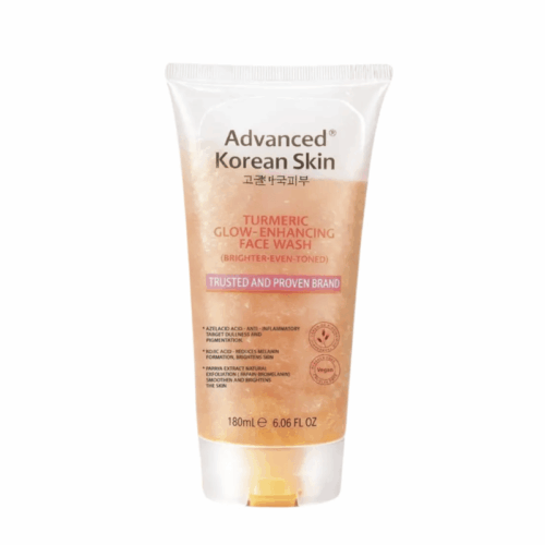 Buy the original Advanced Korean Skin Turmeric Glow-Enhancing Face Wash 180ml in Lagos Nigeria