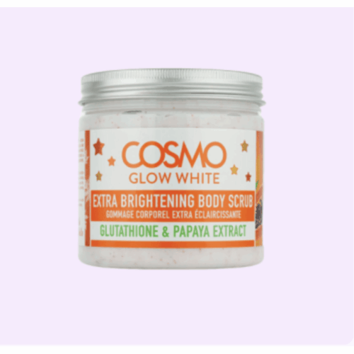 Buy the original Cosmo Glow White Extra Brightening Body Scrub in Lagos Nigeria