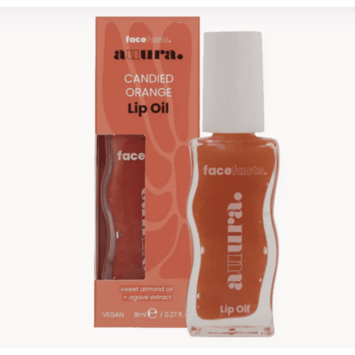 Buy the original Face Facts Auura Tinted Lip Oil Candied Orange in Lagos Nigeria