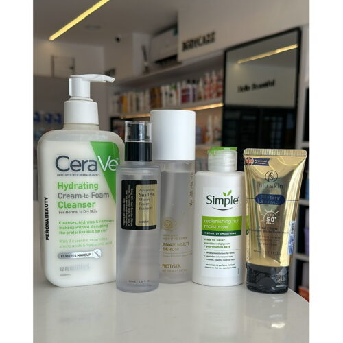 Buy the original AM Skincare Routine (Dry Skin) 1 in Lagos Nigeria