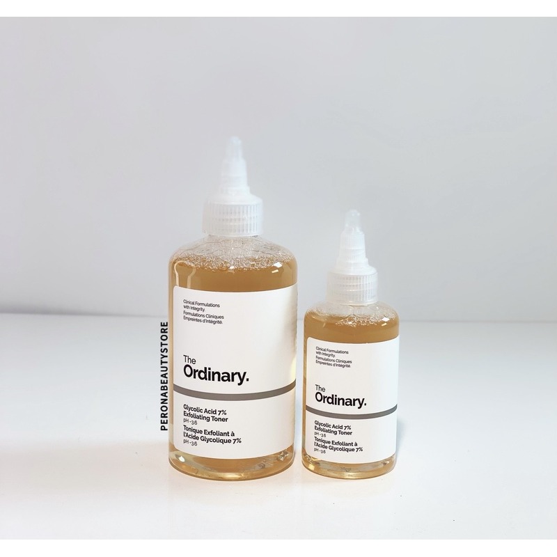 Buy the original (Combo Deal) The Ordinary Glycolic Acid 7% Exfoliating Toner 240ml & 100ml in Lagos Nigeria