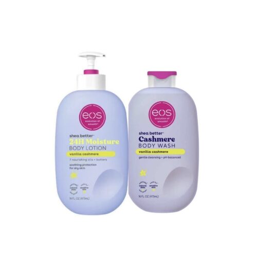 Buy the original (Combo Deal) EOS Vanilla Cashmere Body Wash & Eos Body Lotion Vanilla Cashmere in Lagos Nigeria