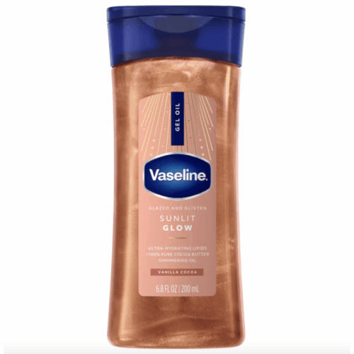 Buy the original Vaseline Sunlit Glow Body Shimmer Gel Oil 200ml in Lagos Nigeria