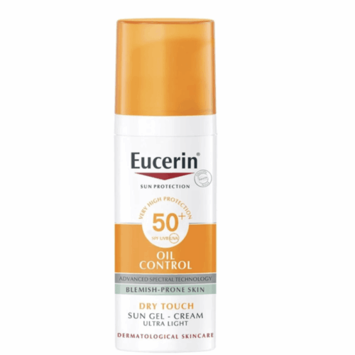 Buy the original Eucerin Oil Control Sun Gel Cream SPF50+ 50ml in Lagos Nigeria