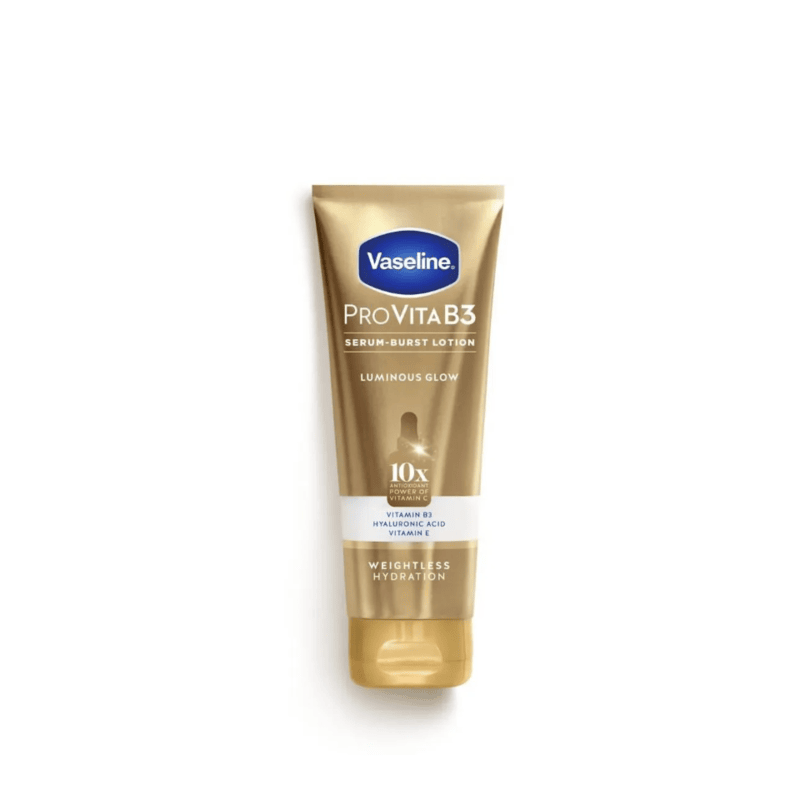 Buy the original Vaseline Pro VitaB3 Luminous Glow Serum Burst Lotion with Niacinamide, Hyaluronic Acid and Vitamin E in Lagos Nigeria