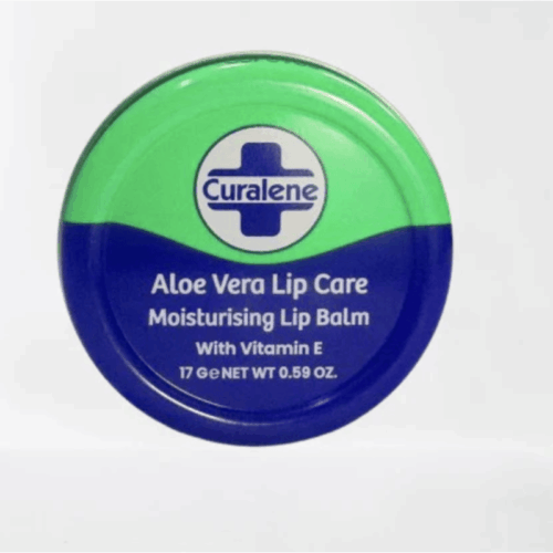 Buy the original Curalene Aloe Vera Lip Balm Tin in Lagos Nigeria