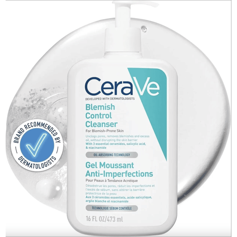 Buy the original Cerave Blemish Control Cleanser 473ml in Lagos Nigeria