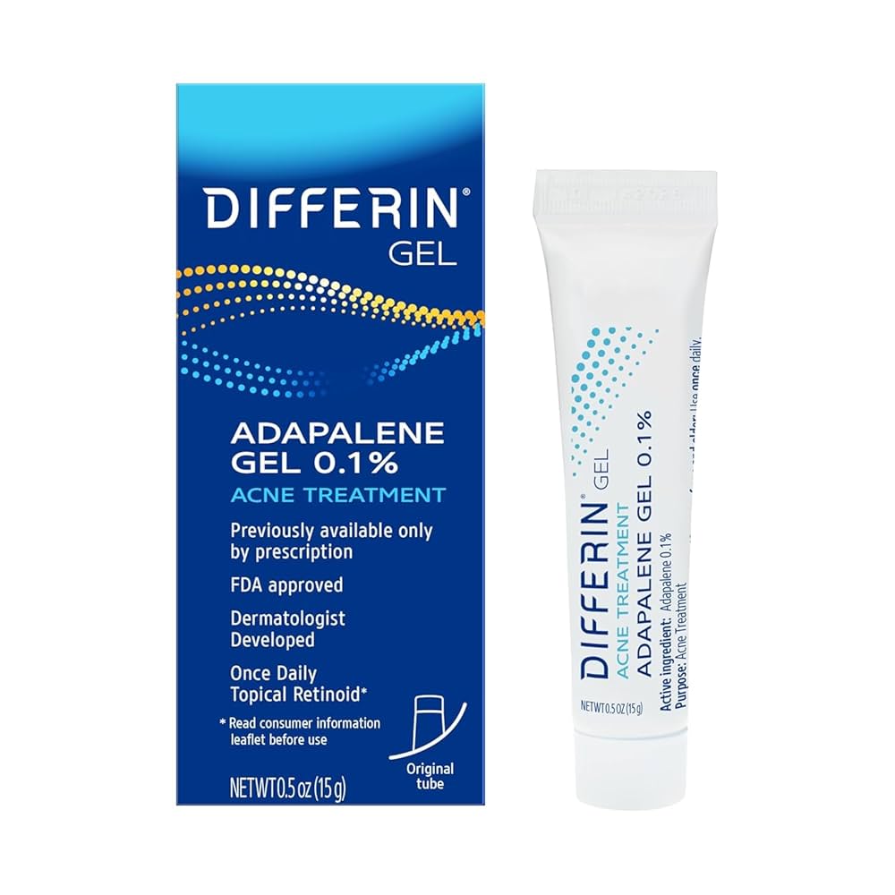 Buy the original Differin Adapalene Gel 0.1% Acne Treatment 0.5 oz in Lagos Nigeria