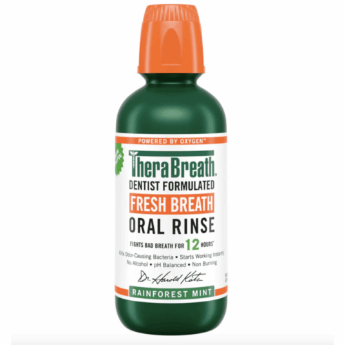 Buy the original TheraBreath Fresh Breath Oral Rinse Rainforest Mint 473ml in Lagos Nigeria