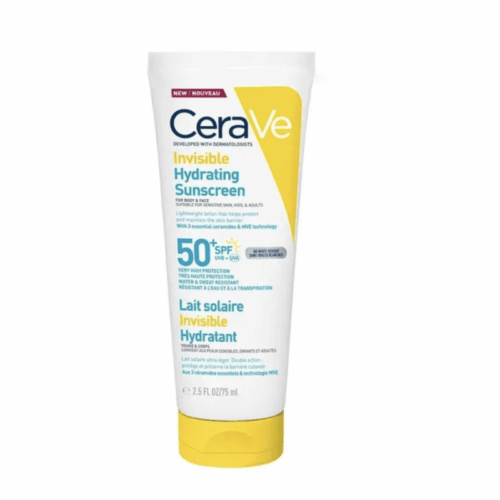 Buy the original CeraVe Invisible Hydrating Sunscreen SPF 50+ UVB + UVA 177ml in Lagos Nigeria