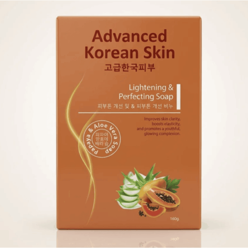 Buy the original Advanced Korean Skin Lightening & Perfecting Soap in Lagos Nigeria