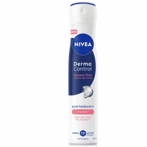 Buy the original Nivea Derma Control Natural Tone Female Deodorant Spray in Lagos Nigeria