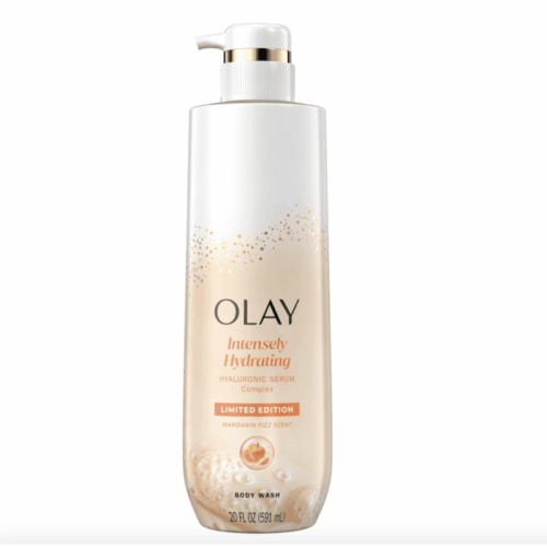 Buy the original Olay Intensely Hydrating Hyaluronic Serum Complex (Mandarin Fizz Scent) Body Wash 591ml in Lagos Nigeria