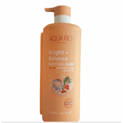 Buy the original Aqua Rich Bright + Balance Body Gel Wash - 1L in Lagos Nigeria