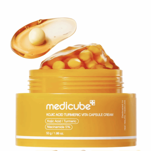 Buy the original Medicube Kojic Acid & Turmeric Capsule Cream in Lagos Nigeria