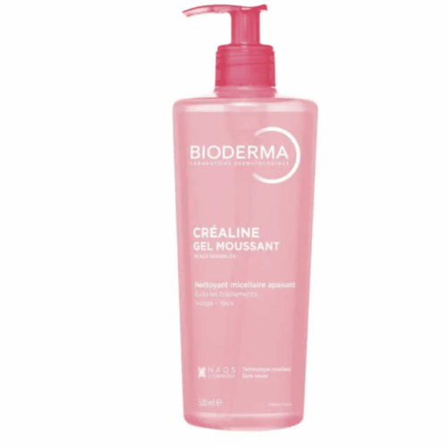 Buy the original Bioderma Crealine Cleansing Gel Moussant 500ml in Lagos Nigeria