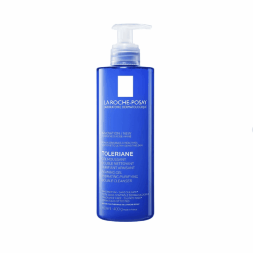 Buy the original La Roche-Posay Toleriane Foaming Gel Hydrating Purifying Double Cleanser 400ml in Lagos Nigeria