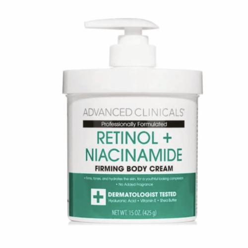 Buy the original Advanced Clinicals Retinol + Niacinamide Body Cream in Lagos Nigeria